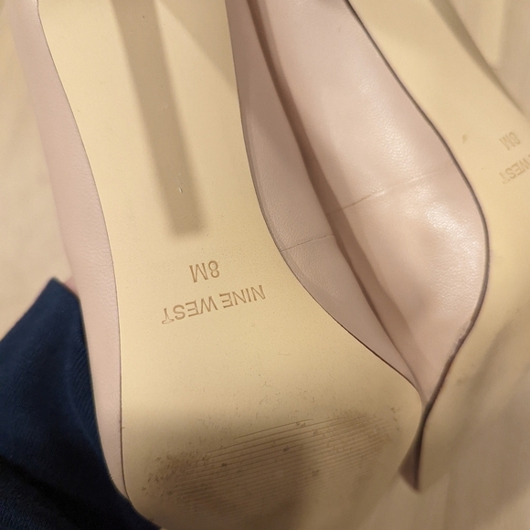 Nine West Nude Stiletto Heels - Picture 5 of 11